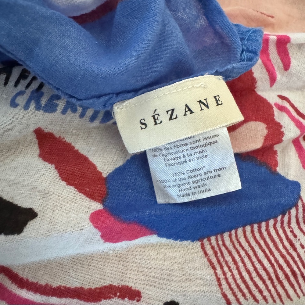 Sezane Print Scarf - Picture 4 of 4